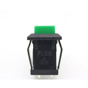 Chave Push-Button DS-431 (2 Terminais) Sem Trava Verde      