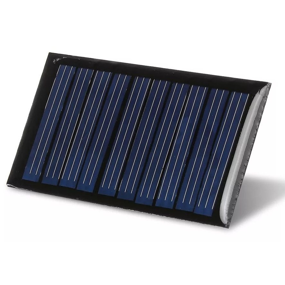 Mini Painel Solar Fotovoltaico 5V 30mA - 53mmx30mm      