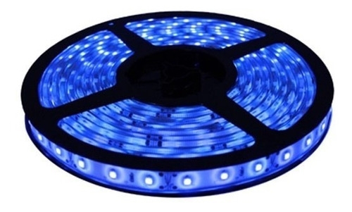Fita de LED Silicone 3528 Azul - Rolo com 5mts      