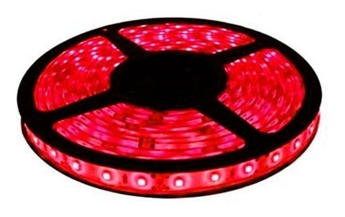 Fita de LED Silicone 3528 Vermelho - Rolo com 5mts      