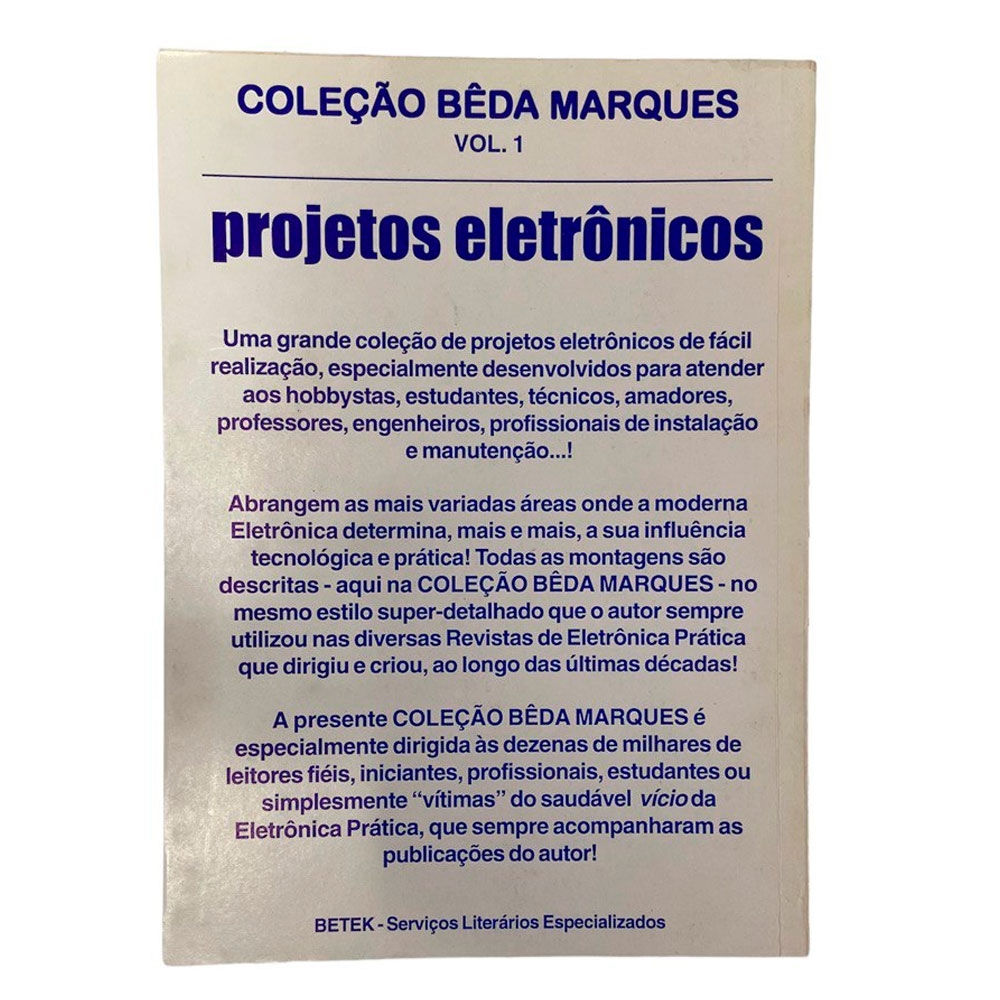 Coleção Bêda Marques Vol.1 - Projetos Eletrônicos      