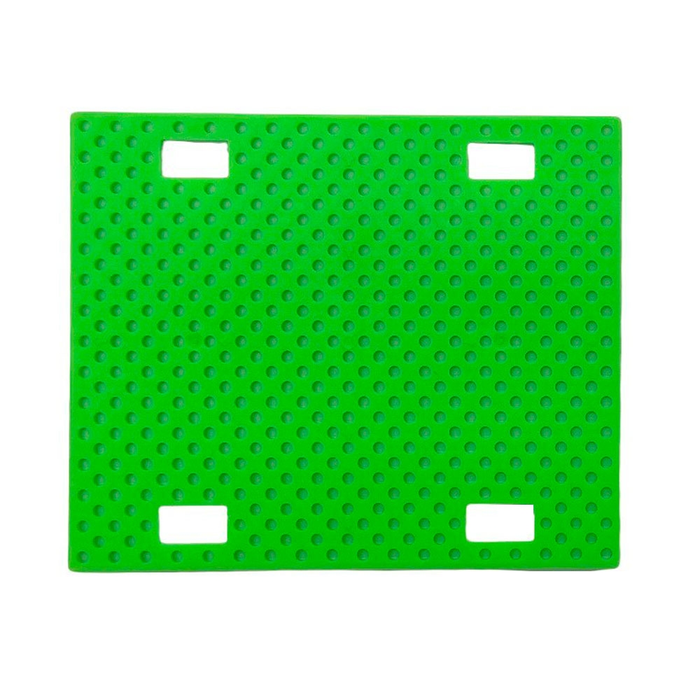 Base Plástica Perfurada Para Projetos DIY 9x7,5cm - Verde      