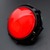 Botão Arcade 98mm Com Moldura de Fixação e LED 12V - Vermelho      