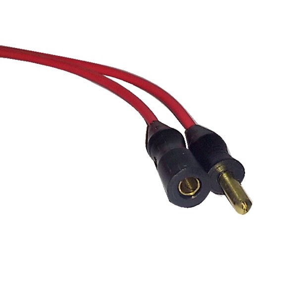 Conjunto Plug 1 via com Terminal 4,0mm (fio 160mm x 1,50)