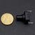 Chave Push-Button Liga e Desliga Preta - 10A 250v - 2 Terminais - Haste De 18,5mm      
