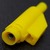 Pino Banana de Segurança 2mm Com Derivação PB829D Amarelo - BBC Tech      