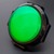 Botão Arcade 98mm Com Moldura de Fixação e LED 12V - Verde      