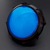 Botão Arcade 98mm Com Moldura de Fixação e LED 12V - Azul      